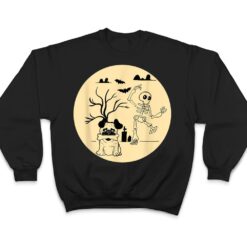 Funny Pug Halloween Costume Skeleton Bone Pet Dog Owners T Shirt - Dream Art Europa