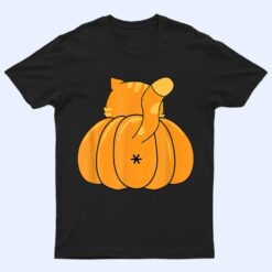 Funny Pumpkin Cat Btt Halloween Ee T Shirt