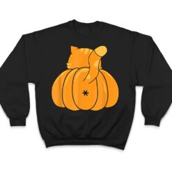 Funny Pumpkin Cat Btt Halloween Ee T Shirt - Dream Art Europa