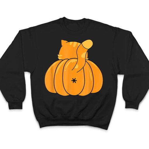 Funny Pumpkin Cat Btt Halloween Ee T Shirt