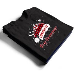 Funny Santa's Favorite Dog Groomer Christmas Matching Pajama T Shirt - Dream Art Europa