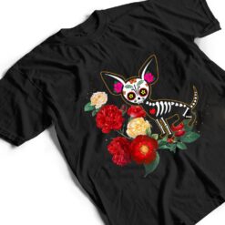 Funny Sugar Skull Chihuahua Dog Dia de Muertos Halloween Day T Shirt - Dream Art Europa