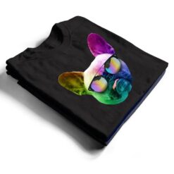 Funny Trippy Neon French Bulldog T Shirt - Dream Art Europa