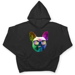 Funny Trippy Neon French Bulldog T Shirt - Dream Art Europa