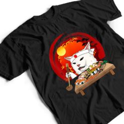 Funny White Cat Meme Eating Sushi Kawaii Sushi Cat T Shirt - Dream Art Europa