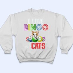 Gambling Cat Lover I Love Bingo And Cats Bingo Player Bingo T Shirt - Dream Art Europa