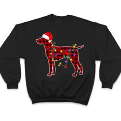 German Shorthaired Dog Lights Christmas Matching Family T Shirt - Dream Art Europa