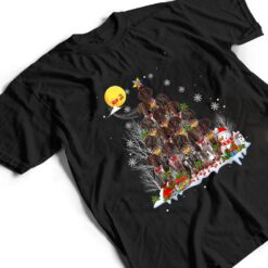 German Shorthaired Pointer Dog Lover Santa Christmas Tree T Shirt - Dream Art Europa