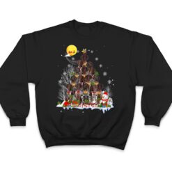 German Shorthaired Pointer Dog Lover Santa Christmas Tree T Shirt - Dream Art Europa