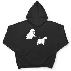 Ghost Miniature Schnauzer Funny Boo Halloween Costume Dog T Shirt - Dream Art Europa