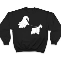 Ghost Miniature Schnauzer Funny Boo Halloween Costume Dog T Shirt - Dream Art Europa