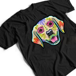 Golden Retriever - Day of the Dead Sugar Skull Dog T Shirt - Dream Art Europa