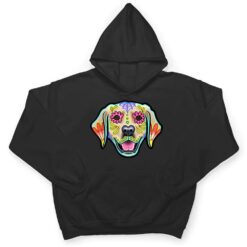 Golden Retriever - Day of the Dead Sugar Skull Dog T Shirt - Dream Art Europa