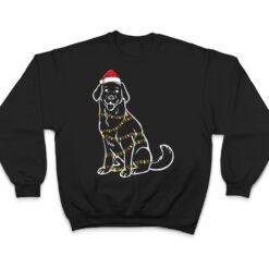 Golden Retriever Christmas Tree Lights X-Mas Cute Dog Puppy T Shirt - Dream Art Europa