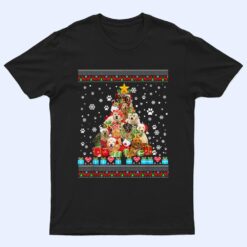 Golden Retriever Dog Christmas Lights  Christmas T Shirt