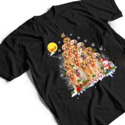 Golden Retriever Dog Lover Matching Santa Christmas Tree T Shirt - Dream Art Europa