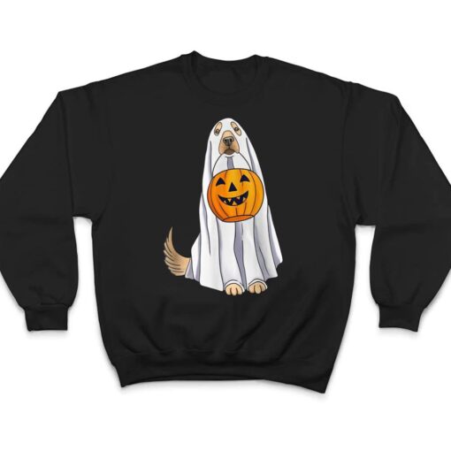 Golden Retriever Ghost Dog Halloween Trick Or Treat T Shirt