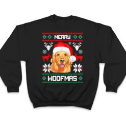 Golden Retriever Merry Woofmas Swea Dog Christmas PJ's T Shirt - Dream Art Europa