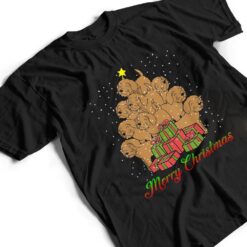 Goldendoodle Dog Lover Matching Santa Christmas Tree T Shirt - Dream Art Europa