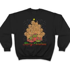 Goldendoodle Dog Lover Matching Santa Christmas Tree T Shirt - Dream Art Europa