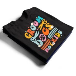 Groom Dogs Not Kids Funny Dog Groomer Pet Grooming Groovy T Shirt - Dream Art Europa