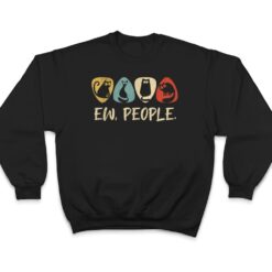 Guitar And Black Cat Lover,Ew People Meowy Funny Cat T Shirt - Dream Art Europa