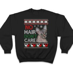 Hairless Cat Ugly Christmas Sweater Sphynx Cat T Shirt - Dream Art Europa