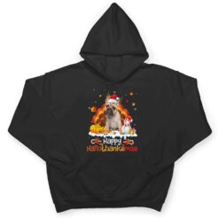 HalloThanksMas Halloween Thanksgiving Christmas Bulldog Ver 1 T Shirt - Dream Art Europa