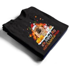 HalloThanksMas Halloween Thanksgiving Christmas Chowchow Dog T Shirt - Dream Art Europa