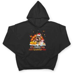 HalloThanksMas Halloween Thanksgiving Christmas Sheepdog Ver 2 T Shirt - Dream Art Europa