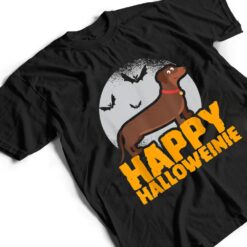 Halloween - Dachshund Humor - Happy Halloweinie T Shirt - Dream Art Europa