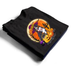 Halloween Australian Shepherd Dog Moon With Pumpkin Funny T Shirt - Dream Art Europa