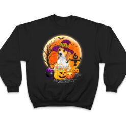 Halloween Beagle Dog Moon With Pumpkin T Shirt - Dream Art Europa