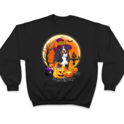 Halloween Bernese Mountain Dog Moon With Pumpkin Funny Gifts T Shirt - Dream Art Europa