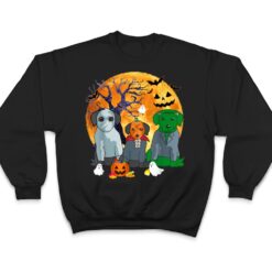 Halloween Black Lab Dog Zombie Jack O Lantern Pumpkin T Shirt - Dream Art Europa