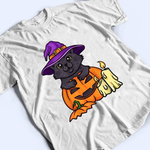 Halloween Cat , Cute Cat , Spooky Halloween Cat T Shirt