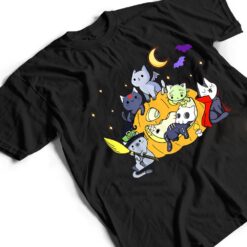 Halloween Cats Anime Cat Kawaii Neko Pumpkin Cat Lover Witch Ver 2 T Shirt - Dream Art Europa