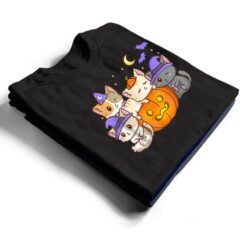 Halloween Cats Anime Cat Kawaii Neko Pumpkin Cat Lover Witch Ver 4 T Shirt - Dream Art Europa