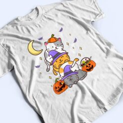 Halloween Cats Anime Cat Kawaii Neko Pumpkin Cat Lover Witch T Shirt - Dream Art Europa