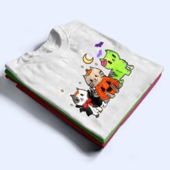 Halloween Cats Anime Cat Kawaii Neko Pumpkin Cat Lover Witch_4 T Shirt - Dream Art Europa