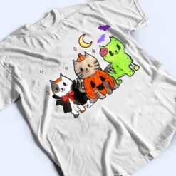 Halloween Cats Anime Cat Kawaii Neko Pumpkin Cat Lover Witch_4 T Shirt - Dream Art Europa