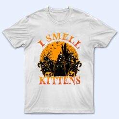 Halloween Costume Black Ca I Smell Kittens Lover Gift T Shirt