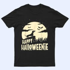 Halloween Dachshund Costume Dog Weiner Dog Moon Halloweenie T Shirt