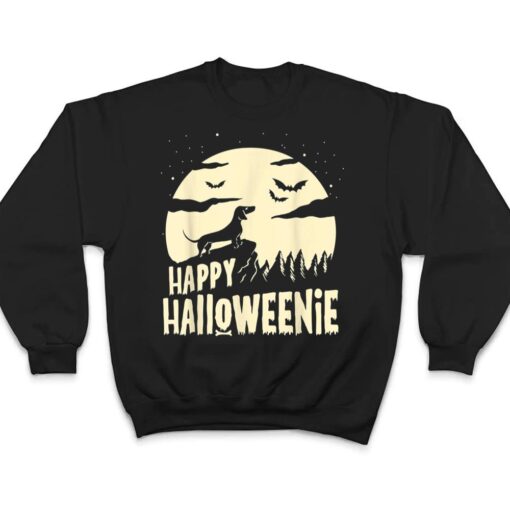 Halloween Dachshund Costume Dog Weiner Dog Moon Halloweenie T Shirt