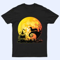 Halloween Dachshund Moonshine Weenie Wiener Sausage Dog T Shirt