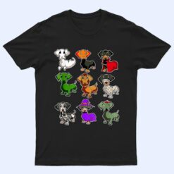 Halloween Dachshund Weenie Wiener Sausage Dog Hallowiener T Shirt