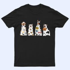 Halloween Dogs in Ghost Costume T Shirt