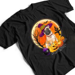 Halloween French Bulldog Dog Moon With Pumpkin Funny Gifts T Shirt - Dream Art Europa