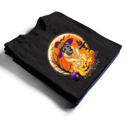 Halloween German Shepherd Dog Moon With Pumpkin Funny Gifts T Shirt - Dream Art Europa