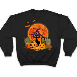 Halloween Scary Black Cat Funny Halloween Costume T Shirt - Dream Art Europa